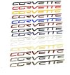 C6 Corvette Domed Dash Airbag Lettering Inserts Letters Kit